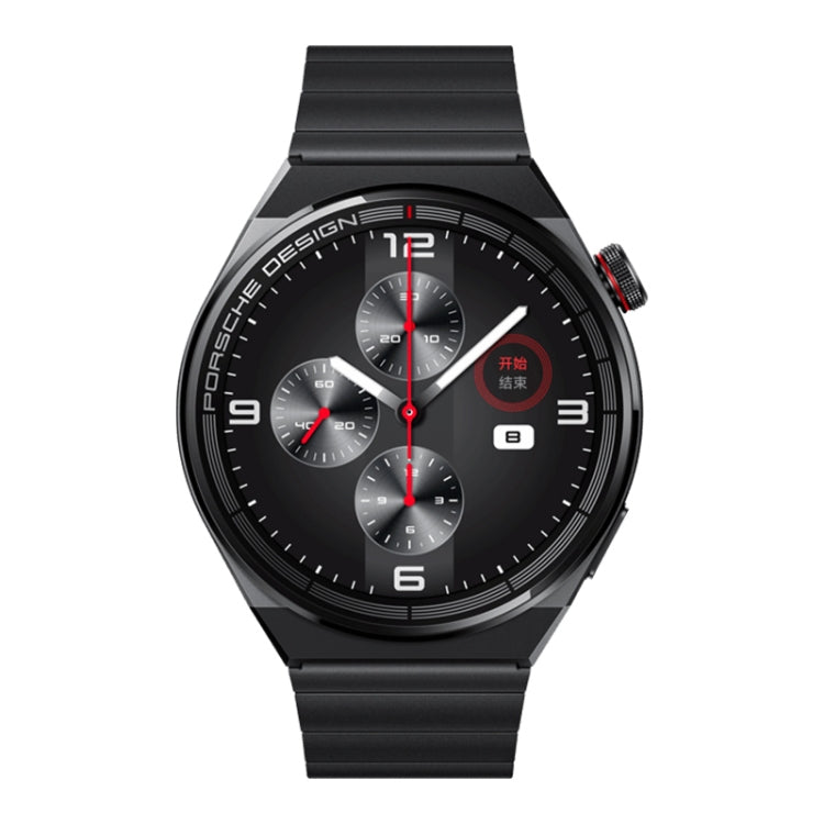 HUAWEI WATCH GT 3 Porsche Ver. Smart Watch 46mm Titanium Wristband, 1.43 inch AMOLED Screen, Support Health Monitoring / GPS / 100+ Sport Modes (Black) - Wearable Devices by Huawei | Online Shopping UK | buy2fix
