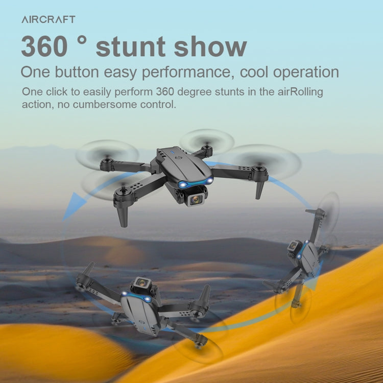 E99 Max 2.4G WiFi Foldable 4K HD Camera RC Drone Quadcopter Toy, Single Camera (Grey) - RC Aircrafts by buy2fix | Online Shopping UK | buy2fix