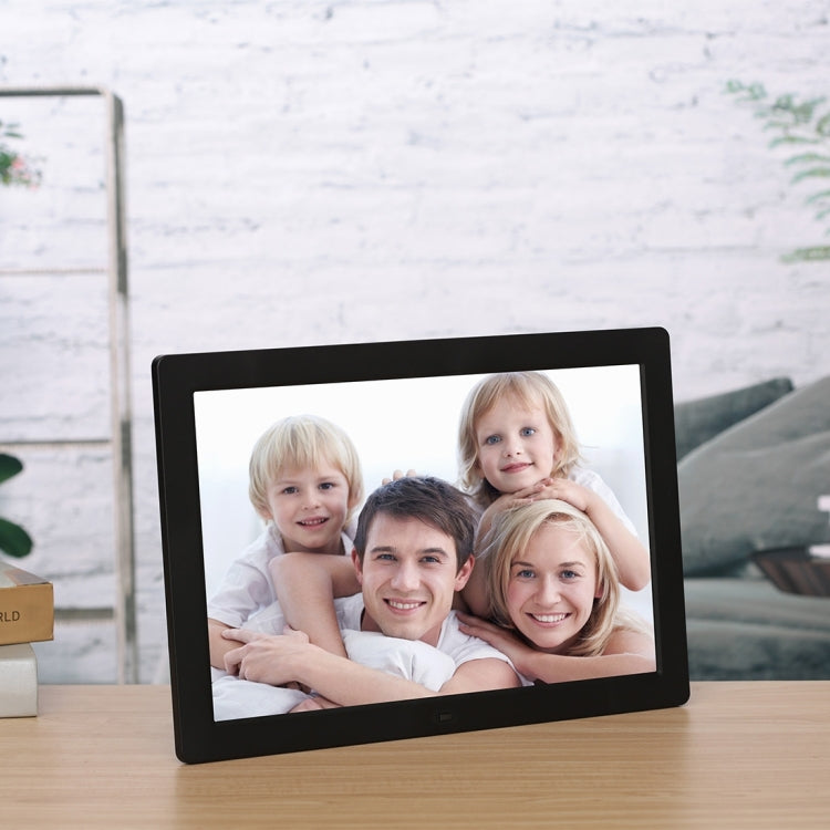 15.4 inch LED Digital Photo Frame with Remote Control, MP3 / MP4 / Movie Player, Support USB / SD Card Input, Built in Stereo Speaker (Black) - 11-15 inch by buy2fix | Online Shopping UK | buy2fix