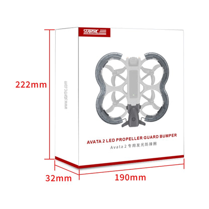 For DJI Avata 2 STARTRC Drone LED Propeller Protective Guard Anti-collision Ring (Transparent) - Other by STARTRC | Online Shopping UK | buy2fix