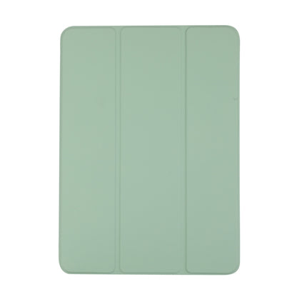 3-folding Skin Texture Horizontal Flip TPU + PU Leather Case with Holder For iPad Air 11 2024 / 2022 / 2020 10.9 (Mint Green) - iPad Air (2022) / (2020) 10.9 Cases by buy2fix | Online Shopping UK | buy2fix