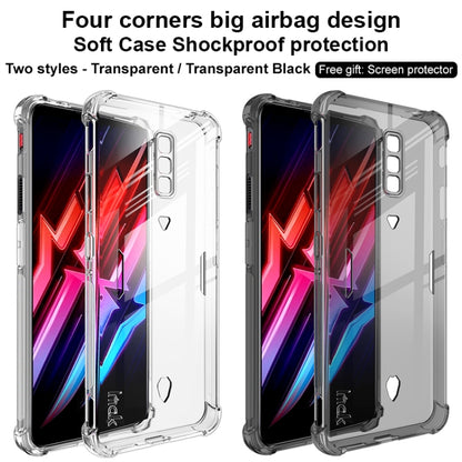 For Nubia Red Magic 6 / 6 Pro IMAK All-inclusive Shockproof Airbag TPU Case with Screen Protector(Transparent) - ZTE Cases by imak | Online Shopping UK | buy2fix