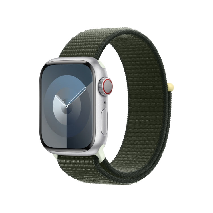 Loop Type Sport Watch Band For Apple Watch Ultra 49mm&Watch Ultra 2 49mm / Series 9&8&7 45mm / SE 3&SE 2&6&SE&5&4 44mm / 3&2&1 42mm (Pine Needle Green) - Watch Bands by buy2fix | Online Shopping UK | buy2fix