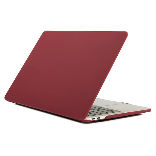 For Macbook Pro 16 inch Laptop Matte Style Protective Case(Wine Red) - MacBook Pro Cases by buy2fix | Online Shopping UK | buy2fix