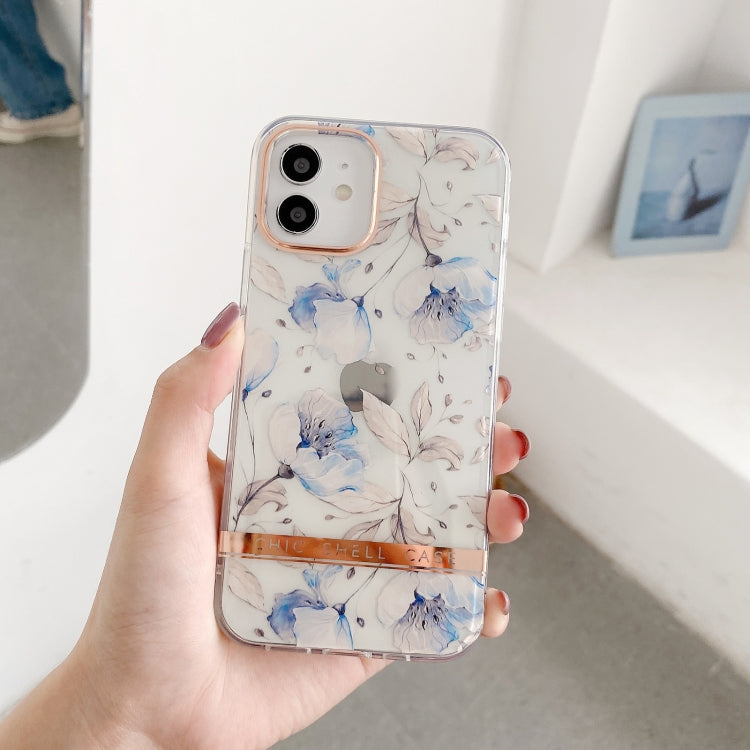 For iPhone 11 High Translucent Electroplating Flower Pattern TPU + PC Shockproof Case (Cherry Blossoms) - iPhone 11 Cases by buy2fix | Online Shopping UK | buy2fix