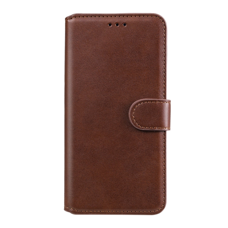 Classic Calf Texture PU + TPU Horizontal Flip Leather Case with Holder & Card Slots & Wallet For vivo Y72 5G(Brown) - vivo Cases by buy2fix | Online Shopping UK | buy2fix