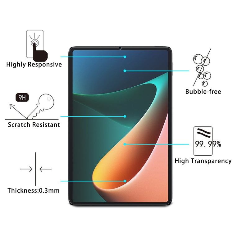 For Xiaomi Pad 5 9H 2.5D Explosion-proof Tempered Glass Film - More Tablet Tempered Glass by buy2fix | Online Shopping UK | buy2fix