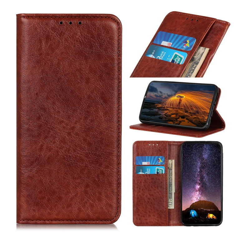 For Nokia XR20 5G Magnetic Crazy Horse Texture Horizontal Flip Leather Case with Holder & Card Slots & Wallet(Brown) - Nokia Cases by buy2fix | Online Shopping UK | buy2fix