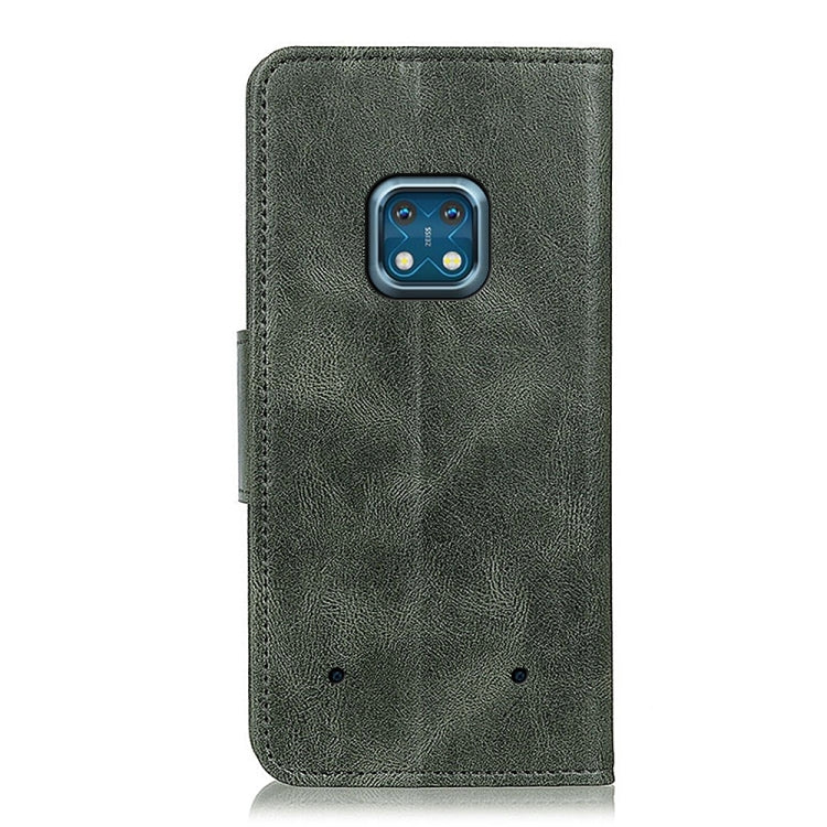 For Nokia XR20 5G Mirren Crazy Horse Texture Horizontal Flip Leather Case with Holder & Card Slots & Wallet(Dark Green) - Nokia Cases by buy2fix | Online Shopping UK | buy2fix