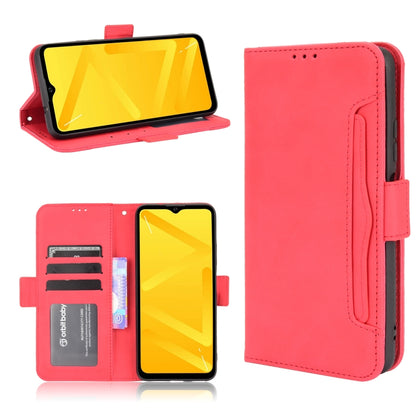 For ZTE Blade A71 Skin Feel Calf Pattern Horizontal Flip Leather Case with Holder & Card Slots & Photo Frame(Red) - ZTE Cases by buy2fix | Online Shopping UK | buy2fix