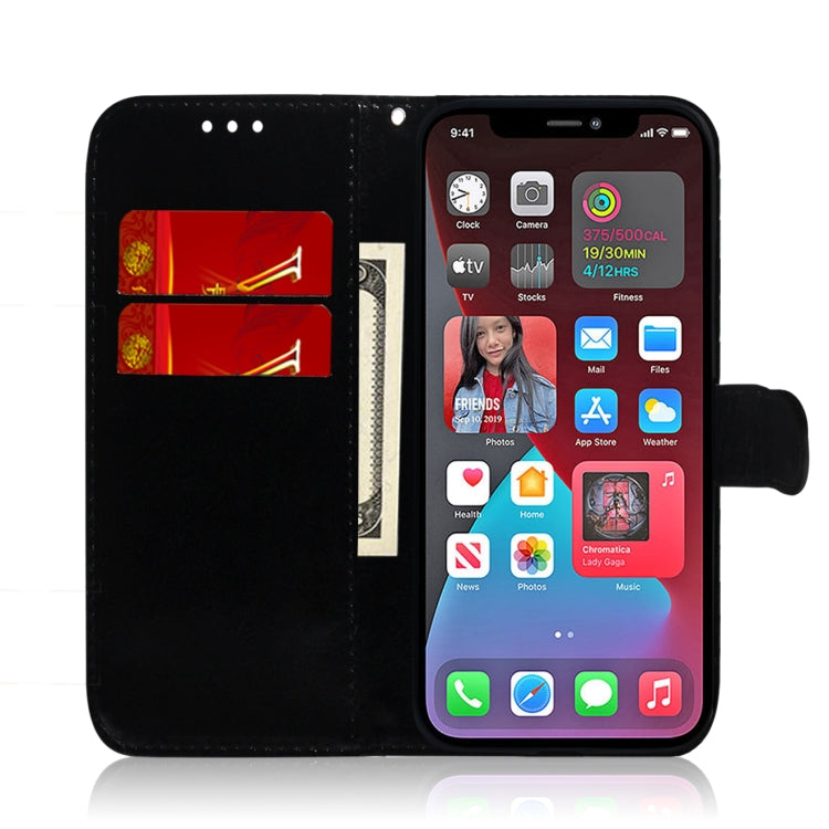 For iPhone 13 Imitated Mirror Surface Horizontal Flip Leather Case with Holder & Card Slots & Wallet & Lanyard(Gradient Color) - iPhone 13 Cases by buy2fix | Online Shopping UK | buy2fix