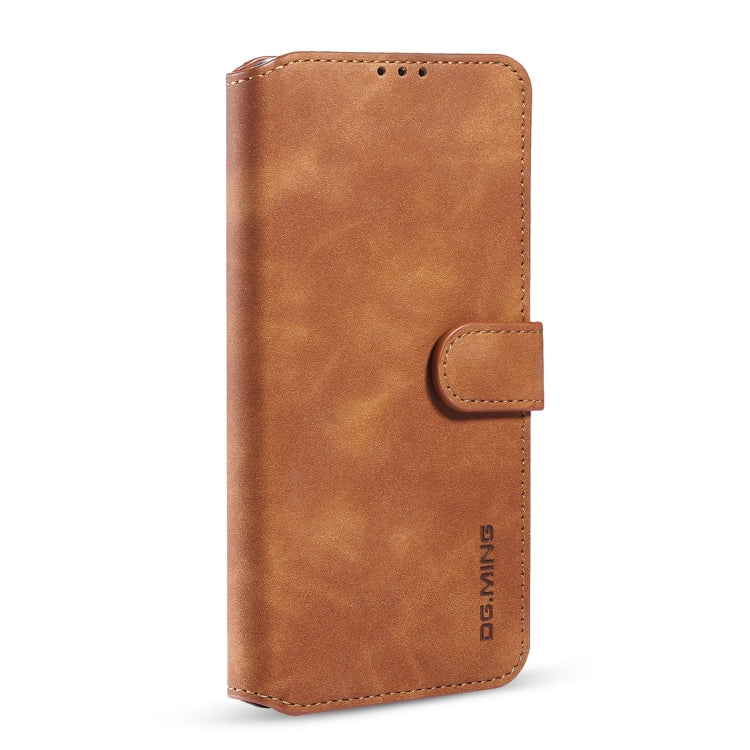 For iPhone 13 Pro Max DG.MING Retro Oil Side Horizontal Flip Leather Case with Holder & Card Slots & Wallet (Brown) - iPhone 13 Pro Max Cases by DG.MING | Online Shopping UK | buy2fix