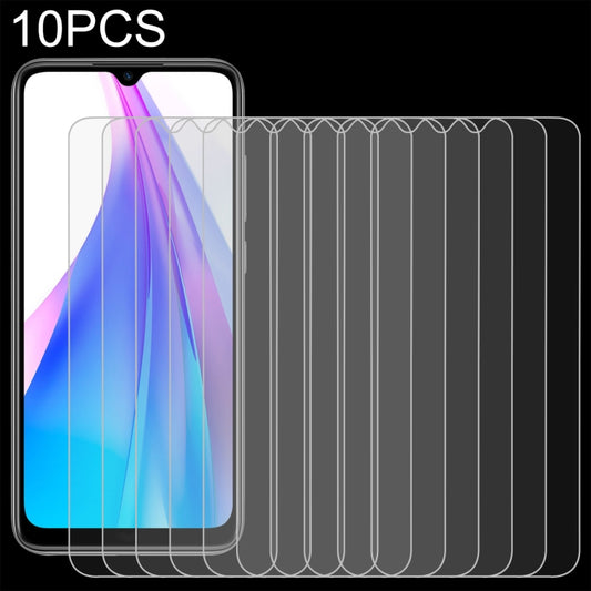For Xiaomi Redmi Note 8T 10 PCS 0.26mm 9H 2.5D Tempered Glass Film -  by buy2fix | Online Shopping UK | buy2fix