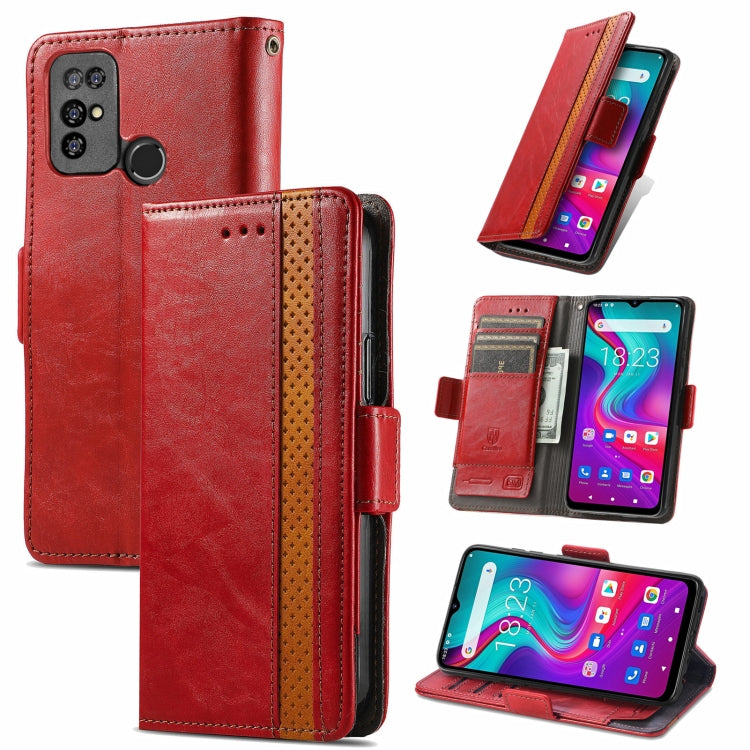 For Doogee X96 Pro CaseNeo Business Splicing Dual Magnetic Buckle Horizontal Flip PU Leather Case with Holder & Card Slots & Wallet(Red) - More Brand by buy2fix | Online Shopping UK | buy2fix