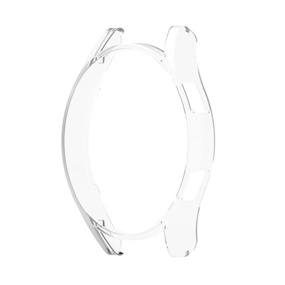 For Samsung Galaxy Watch4 Classic 46mm Half Coverage Hollowed PC Protective Case(Transparent White) - Watch Cases by buy2fix | Online Shopping UK | buy2fix
