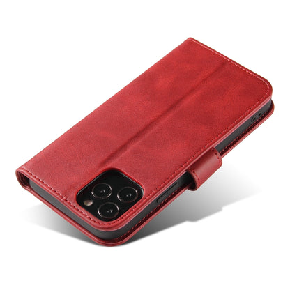 For iPhone 13 Pro Calf Texture Buckle Horizontal Flip Leather Case with Holder & Card Slots & Wallet (Red) - iPhone 13 Pro Cases by buy2fix | Online Shopping UK | buy2fix