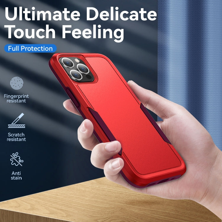 For iPhone 12 / 12 Pro Pioneer Armor Heavy Duty Shockproof Phone Case(Red) - iPhone 12 / 12 Pro Cases by buy2fix | Online Shopping UK | buy2fix