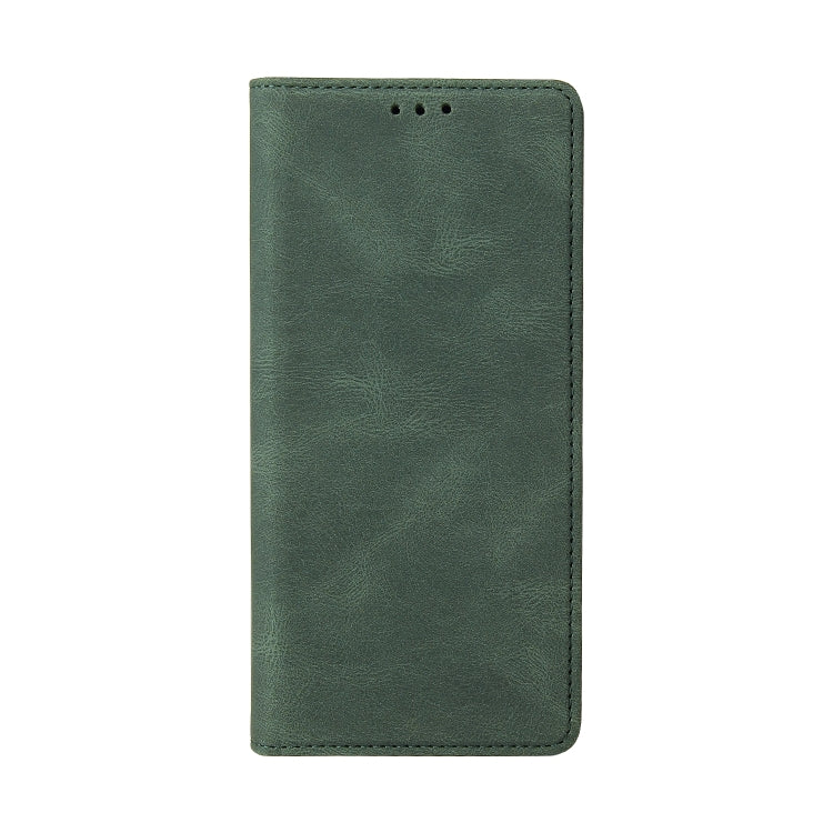 For Xiaomi Redmi Note 8T Simple Suction Closure Horizontal Flip Leather Case with Holder & Card Slot & Wallet(Green) - Xiaomi Cases by buy2fix | Online Shopping UK | buy2fix