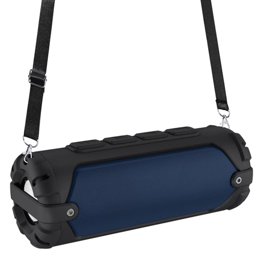 New Rixing NR-6013 Bluetooth 5.0 Portable Outdoor Wireless Bluetooth Speaker with Shoulder Strap(Blue) - Desktop Speaker by NewRixing | Online Shopping UK | buy2fix