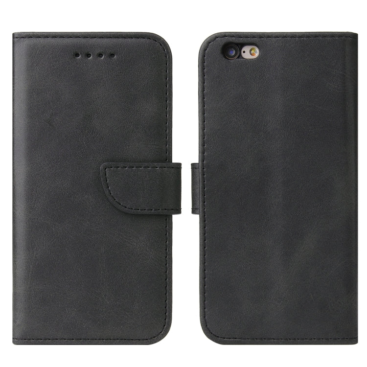 Calf Texture Buckle Horizontal Flip Leather Case with Holder & Card Slots & Wallet For iPhone 6 Plus & 6s Plus(Black) - More iPhone Cases by buy2fix | Online Shopping UK | buy2fix