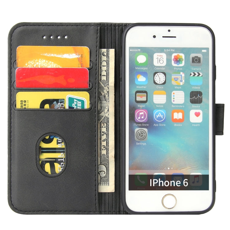 Calf Texture Buckle Horizontal Flip Leather Case with Holder & Card Slots & Wallet For iPhone 6 Plus & 6s Plus(Black) - More iPhone Cases by buy2fix | Online Shopping UK | buy2fix