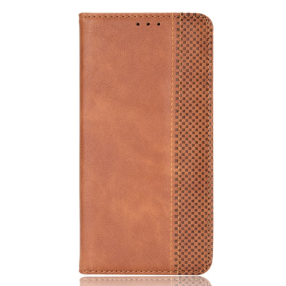 For Doogee S86 / S86 Pro Magnetic Buckle Retro Pattern Horizontal Flip Leather Case with Holder & Card Slot & Wallet(Brown) - More Brand by buy2fix | Online Shopping UK | buy2fix