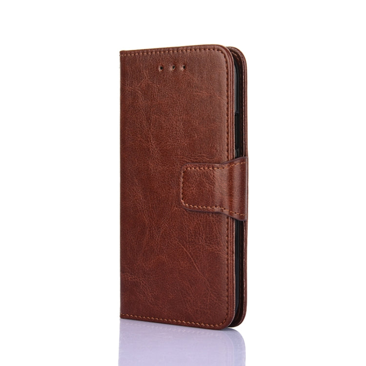 For Ulefone Note 11P Crystal Texture Horizontal Flip Leather Case with Holder & Card Slots & Wallet(Brown) - More Brand by buy2fix | Online Shopping UK | buy2fix