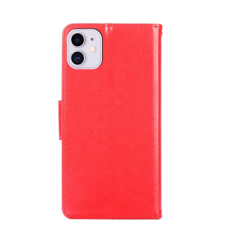 Crystal Texture Horizontal Flip Leather Case with Holder & Card Slots & Wallet For iPhone 11(Red) - iPhone 11 Cases by buy2fix | Online Shopping UK | buy2fix