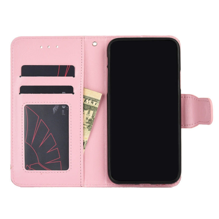 Crystal Texture Horizontal Flip Leather Case with Holder & Card Slots & Wallet For iPhone 8 Plus & 7 Plus(Pink) - More iPhone Cases by buy2fix | Online Shopping UK | buy2fix