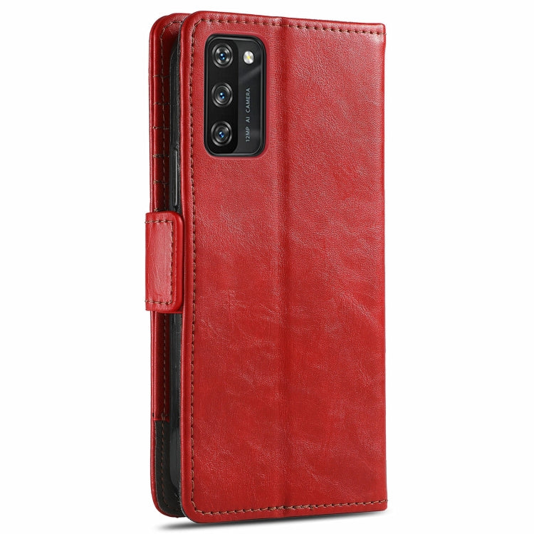 For Blackview A100 CaseNeo Business Splicing Dual Magnetic Buckle Horizontal Flip PU Leather Case with Holder & Card Slots & Wallet(Red) - More Brand by buy2fix | Online Shopping UK | buy2fix