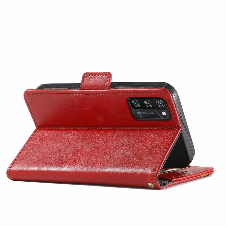 For Blackview A100 CaseNeo Business Splicing Dual Magnetic Buckle Horizontal Flip PU Leather Case with Holder & Card Slots & Wallet(Red) - More Brand by buy2fix | Online Shopping UK | buy2fix