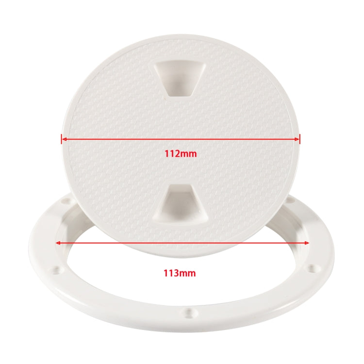 A5901-01 4 inch Boat / Yacht Round Deck Cover Hatch Case - Marine Accessories & Parts by buy2fix | Online Shopping UK | buy2fix