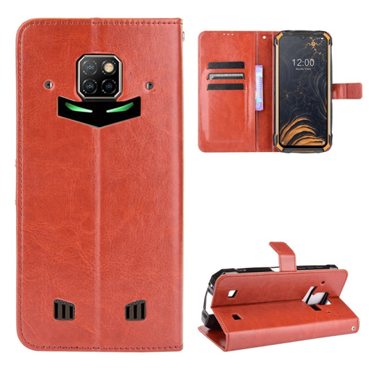 For Doogee S88 Plus / S88 Pro Crazy Horse Texture Horizontal Flip Leather Case with Holder & Card Slots & Lanyard(Brown) - More Brand by buy2fix | Online Shopping UK | buy2fix
