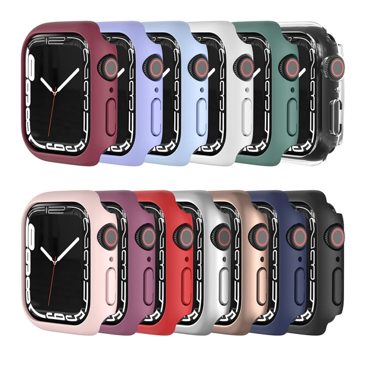 Shockproof TPU Protective Case For Apple Watch Series 9 / 8 / 7 45mm(Wine Red) - Watch Cases by buy2fix | Online Shopping UK | buy2fix