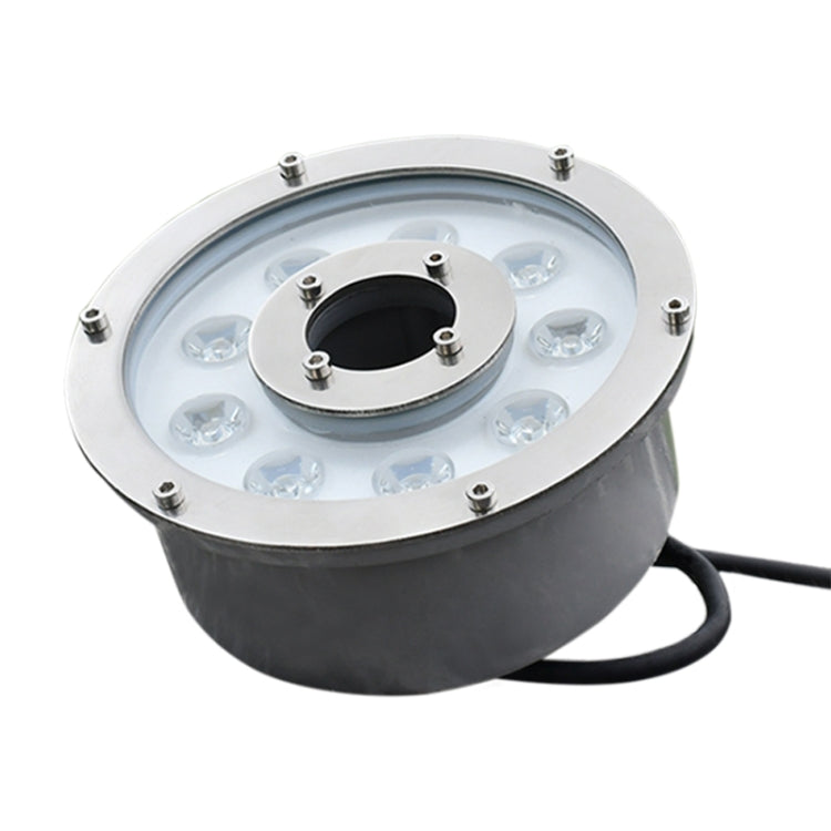 9W Landscape Ring LED Aluminum Alloy Underwater Fountain Light(Warm Light) - Underwater Lights by buy2fix | Online Shopping UK | buy2fix