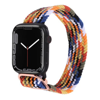 Nylon Braid Strap Watch Band For Apple Watch Ultra 49mm&Watch Ultra 2 49mm / Series 9&8&7 45mm / SE 3&SE 2&6&SE&5&4 44mm / 3&2&1 42mm(50) - Watch Bands by buy2fix | Online Shopping UK | buy2fix