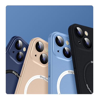 For iPhone 12 Pro Frosted PC Magsafe Case(Navy Blue) - iPhone 12 / 12 Pro Cases by buy2fix | Online Shopping UK | buy2fix