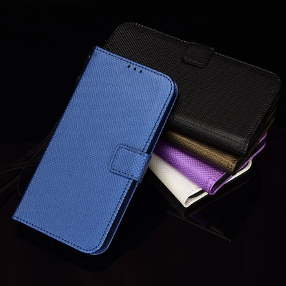 For Ulefone Armor X9 Diamond Texture Leather Phone Case(Blue) - Ulefone Cases by buy2fix | Online Shopping UK | buy2fix