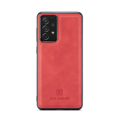 For Samsung Galaxy A33 5G DG.MING M2 Series 3-Fold Multi Card Bag Phone Case(Red) - Galaxy Phone Cases by DG.MING | Online Shopping UK | buy2fix