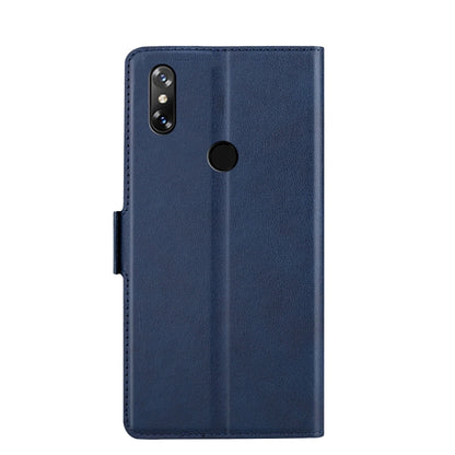 For Doogee Y8 Ultra-thin Voltage Side Buckle PU + TPU Leather Phone Case(Blue) - More Brand by buy2fix | Online Shopping UK | buy2fix