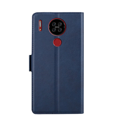 For Blackview A80 / A80S Ultra-thin Voltage Side Buckle PU + TPU Leather Phone Case(Blue) - More Brand by buy2fix | Online Shopping UK | buy2fix