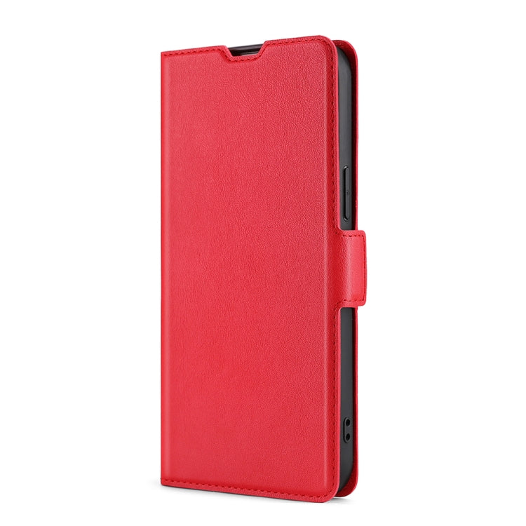 For Ulefone Note 10 Ultra-thin Voltage Side Buckle PU + TPU Leather Phone Case(Red) - Ulefone Cases by buy2fix | Online Shopping UK | buy2fix