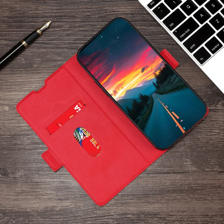 For Ulefone Note 10 Ultra-thin Voltage Side Buckle PU + TPU Leather Phone Case(Red) - Ulefone Cases by buy2fix | Online Shopping UK | buy2fix