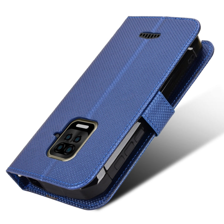 For Doogee S59 / S59 Pro Diamond Texture Leather Phone Case(Blue) - Doogee Cases by buy2fix | Online Shopping UK | buy2fix