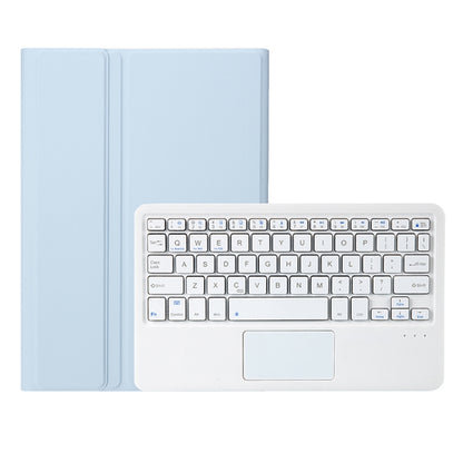 A08B-A Candy Color Bluetooth Keyboard Leather Case with Pen Slot & Touchpad For Samsung Galaxy Tab A8 2021 SM-X205 / SM-X200(White Ice) - Samsung Keyboard by buy2fix | Online Shopping UK | buy2fix