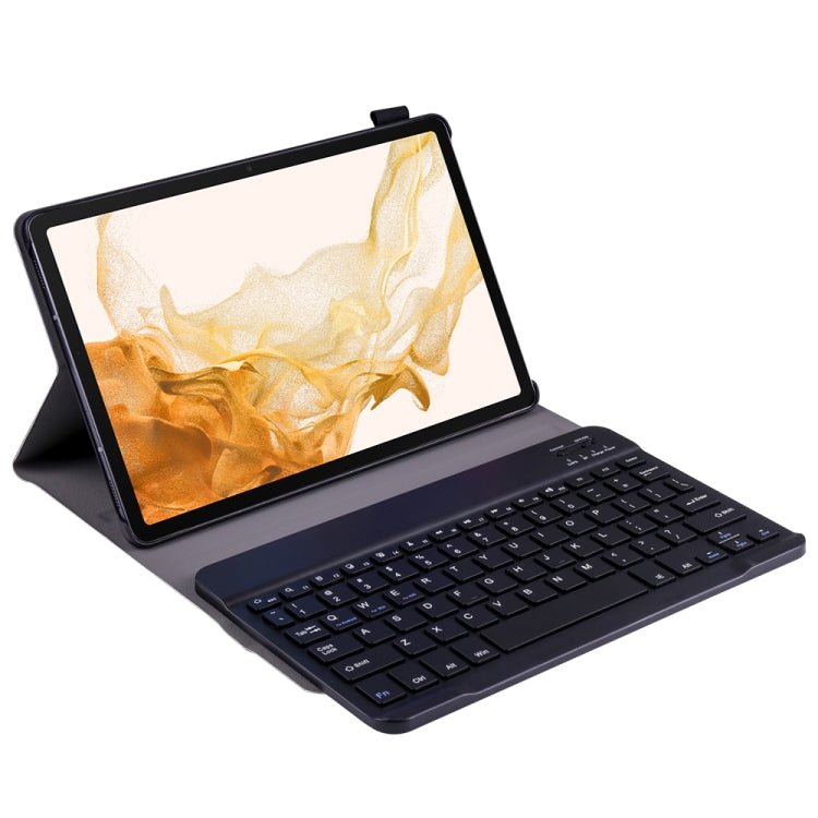 A700 Ultra-thin Bluetooth Keyboard Leather Case For Samsung Galaxy Tab S8 11 inch SM-X700 / SM-X706(Blue) - Samsung Keyboard by buy2fix | Online Shopping UK | buy2fix