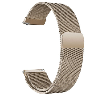 For Galaxy Watch Active Milanese Watch Band(Champagne Gold) - Watch Bands by buy2fix | Online Shopping UK | buy2fix