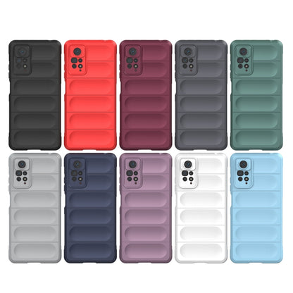 For Xiaomi Redmi Note 11 Pro International Magic Shield TPU + Flannel Phone Case(Light Blue) - Xiaomi Cases by buy2fix | Online Shopping UK | buy2fix