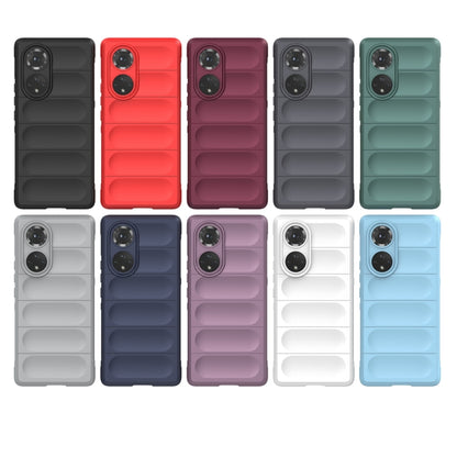 For Huawei Nova 9 Pro/Honor 50 Pro Magic Shield TPU + Flannel Phone Case(White) - Huawei Cases by buy2fix | Online Shopping UK | buy2fix