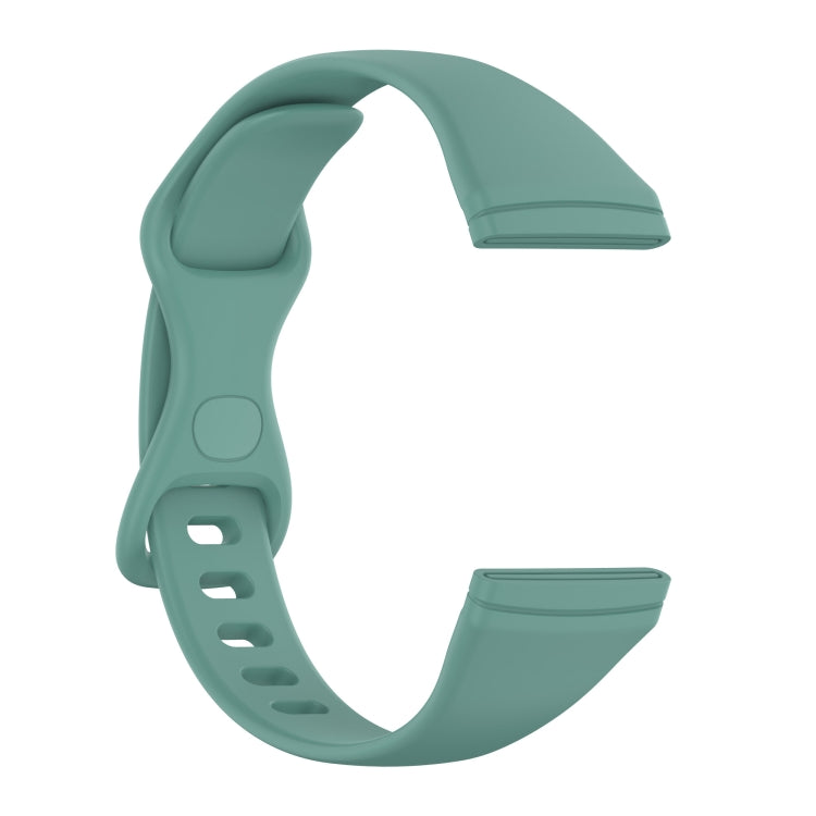 For Fitbit Versa 4 / Versa 3 / Sense Universal TPU Watch Band, Size:L(Pine Needle Green) - Watch Bands by buy2fix | Online Shopping UK | buy2fix